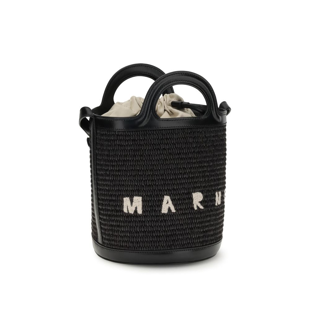 Marni Black Cotton Backet Bag | Regal Royce
