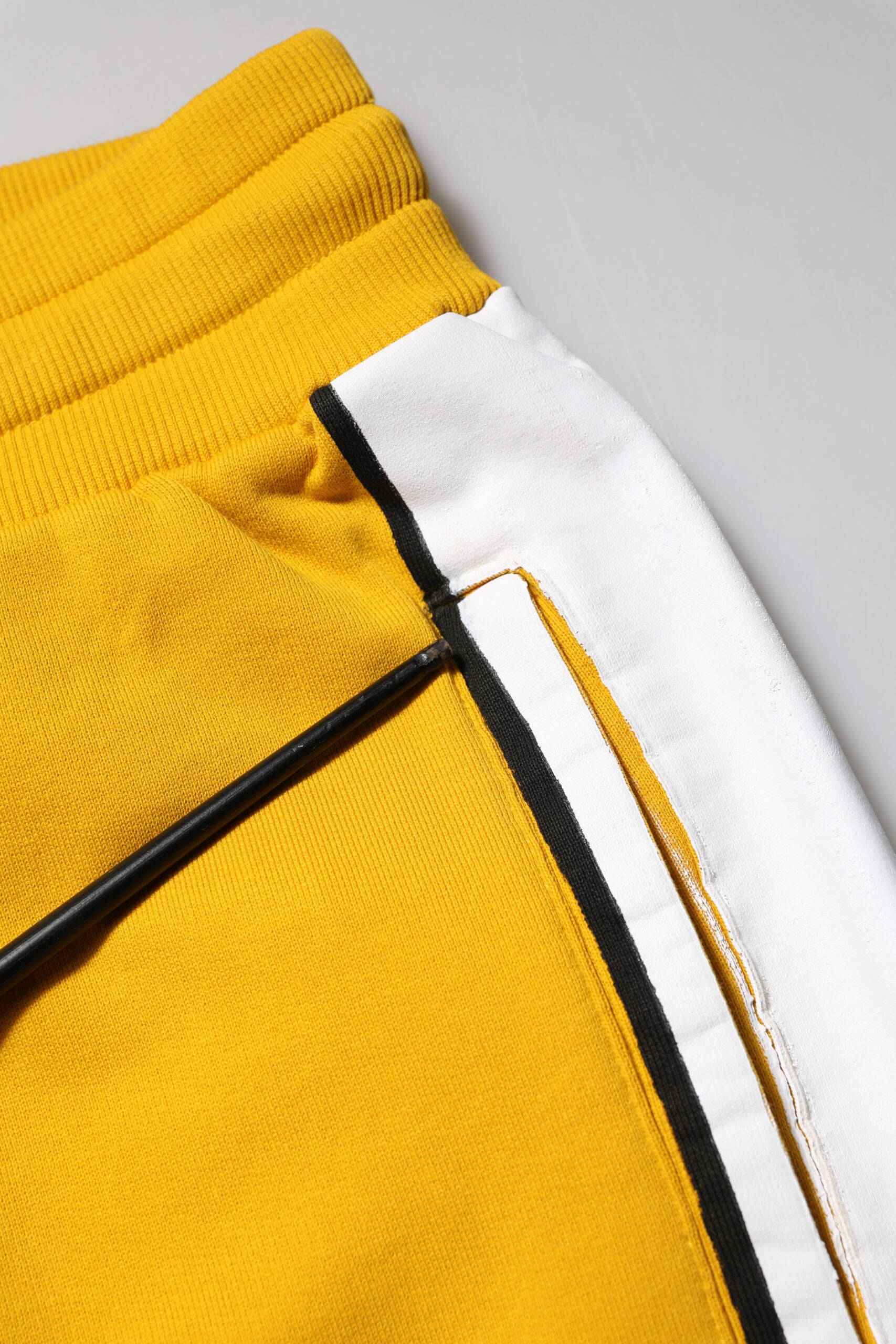 Dolce & Gabbana Yellow Cotton Logo Drawstring Jogger Sweatpants Pants | Regal Royce