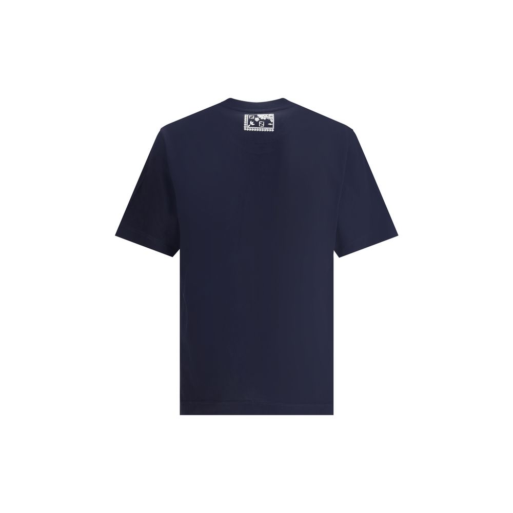 Fendi Blue Cotton T-Shirt | Regal Royce