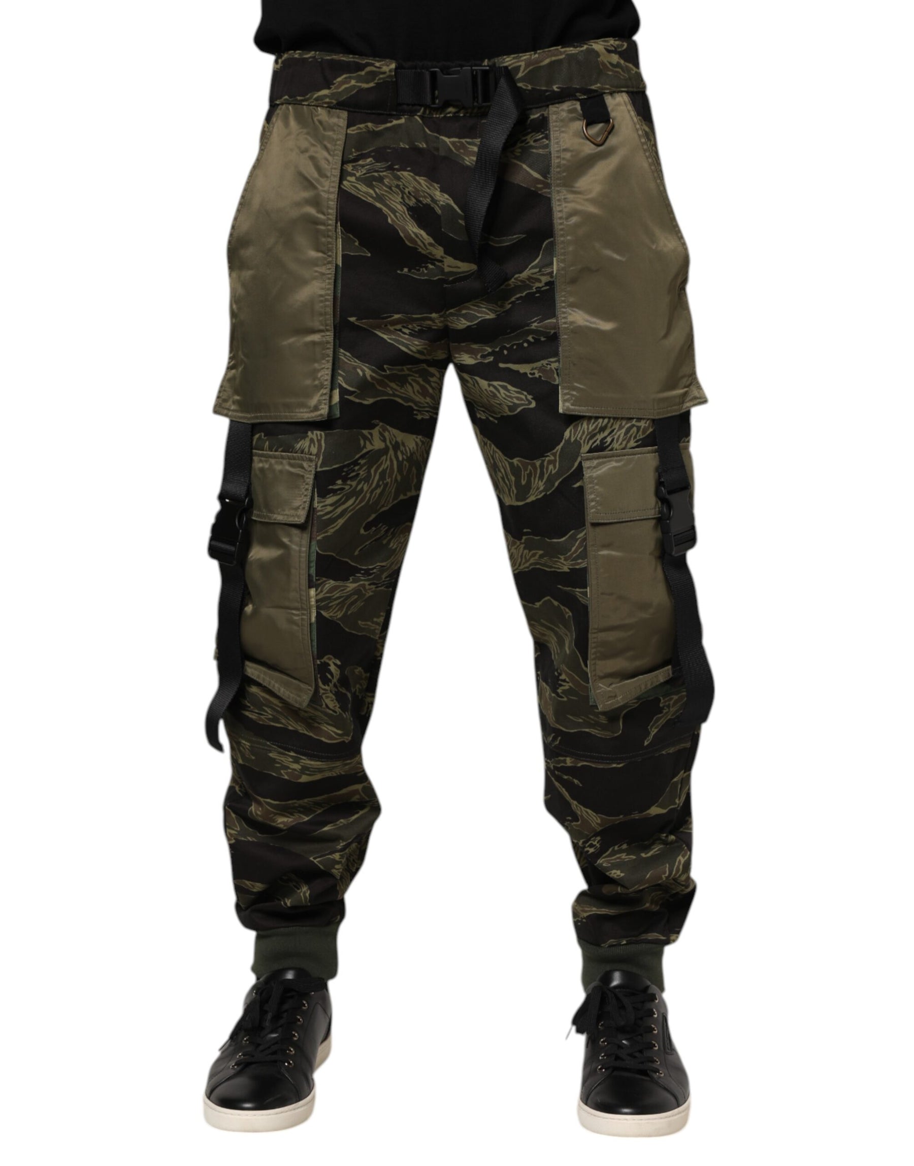 Dolce & Gabbana Multicolor Cargo Camouflage Pants | Regal Royce