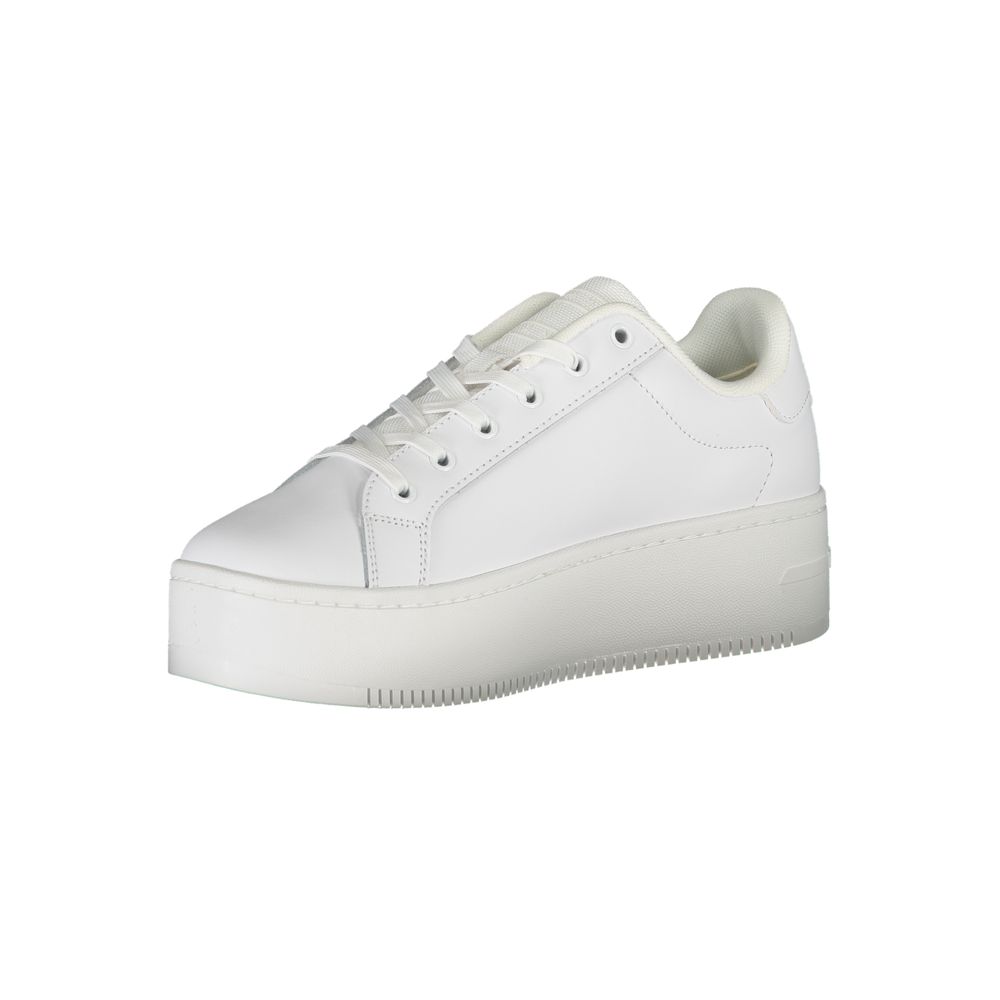 Tommy Hilfiger White Leather Women Sneaker | Regal Royce