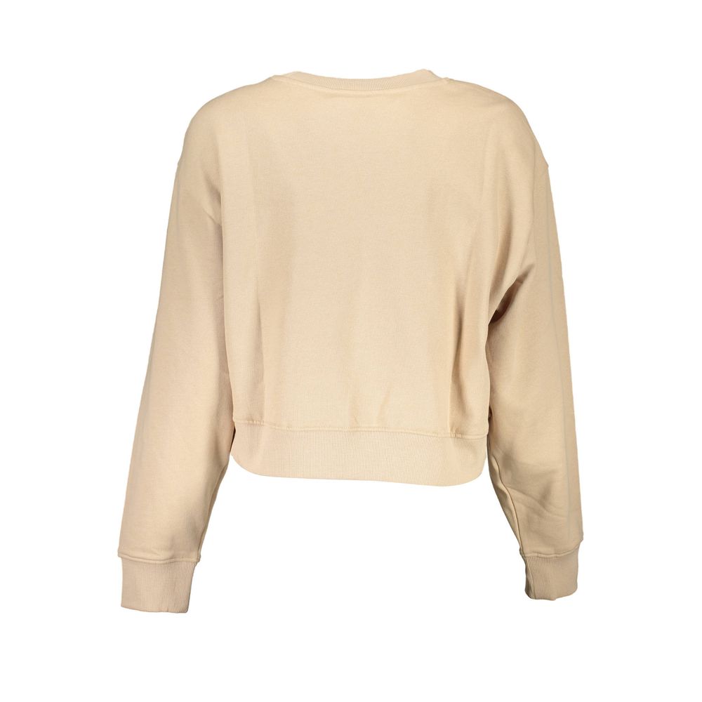 Guess Jeans Beige Cotton Sweatshirt