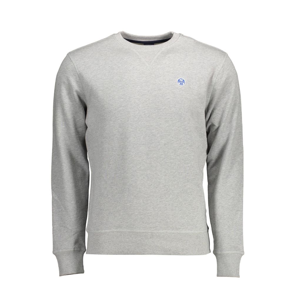 North Sails Grigio Cotton Men Sweatshirt | Regal Royce