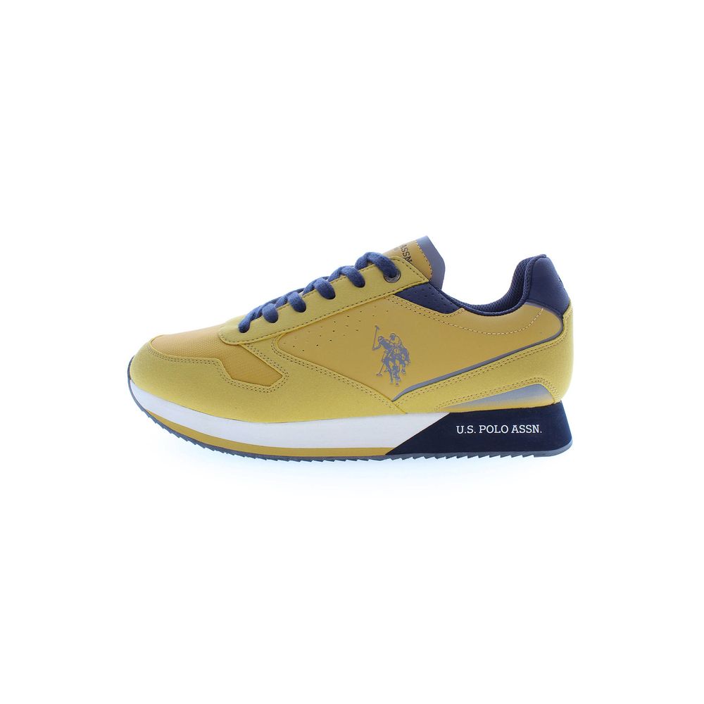 U.S. POLO ASSN. Yellow Polyester Men Sneaker | Regal Royce