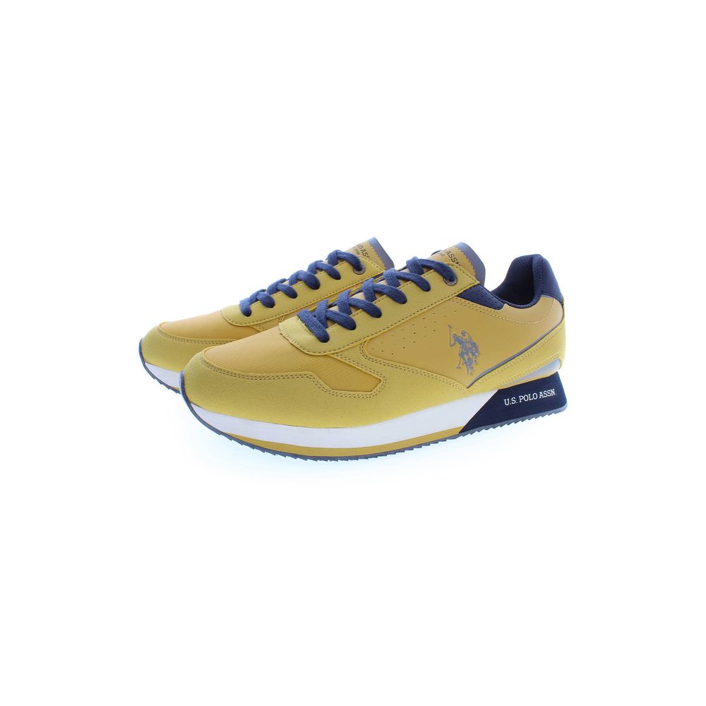U.S. POLO ASSN. Yellow Polyester Men Sneaker | Regal Royce