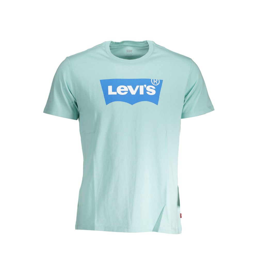 Levi's Azzurro Cotton Men T-Shirt | Regal Royce