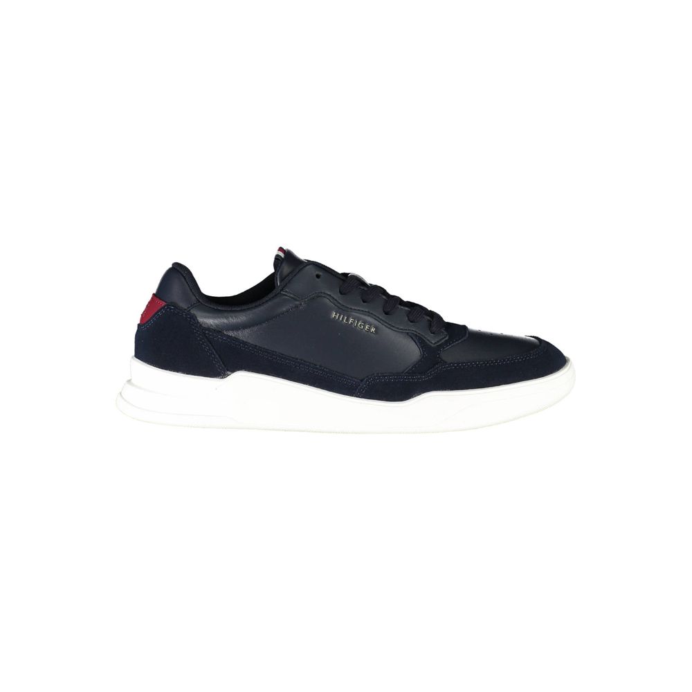 Tommy Hilfiger Blue Leather Men's Sneaker | Regal Royce