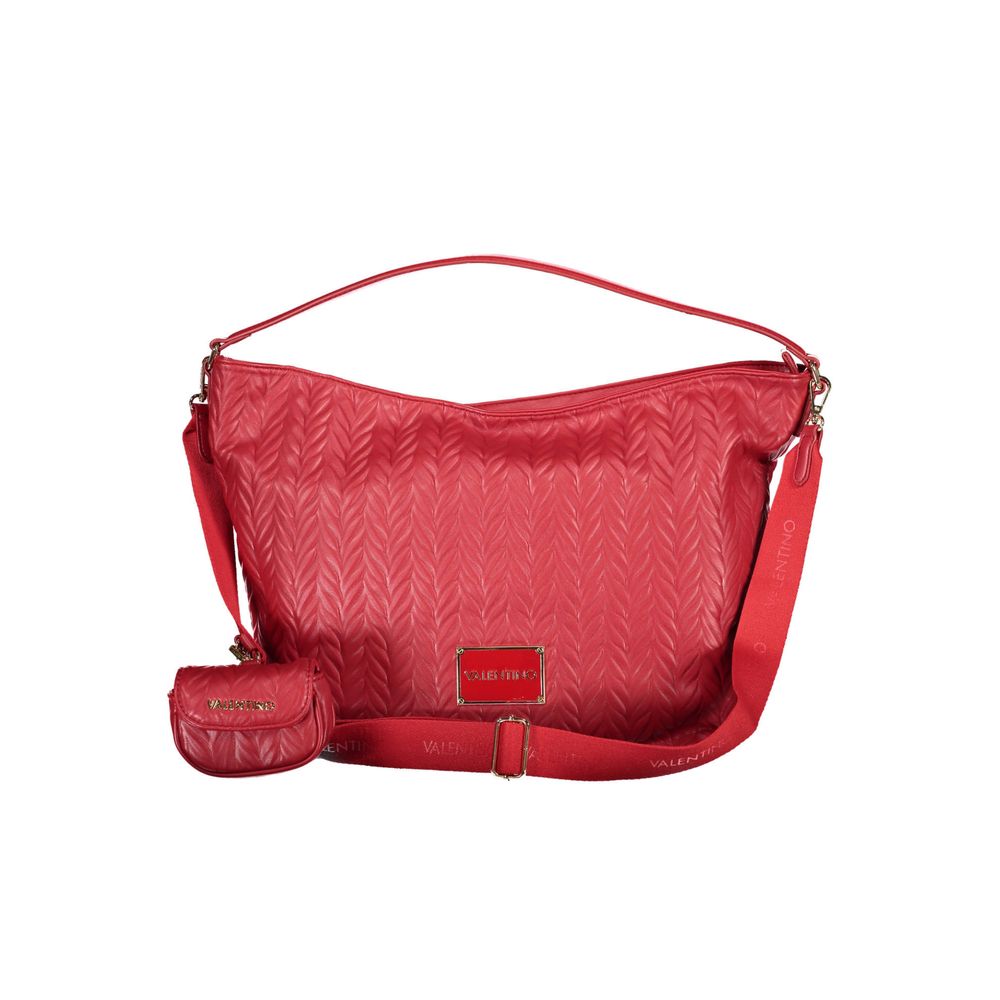 Mario Valentino Rosso Polyurethane Women Handbag | Regal Royce