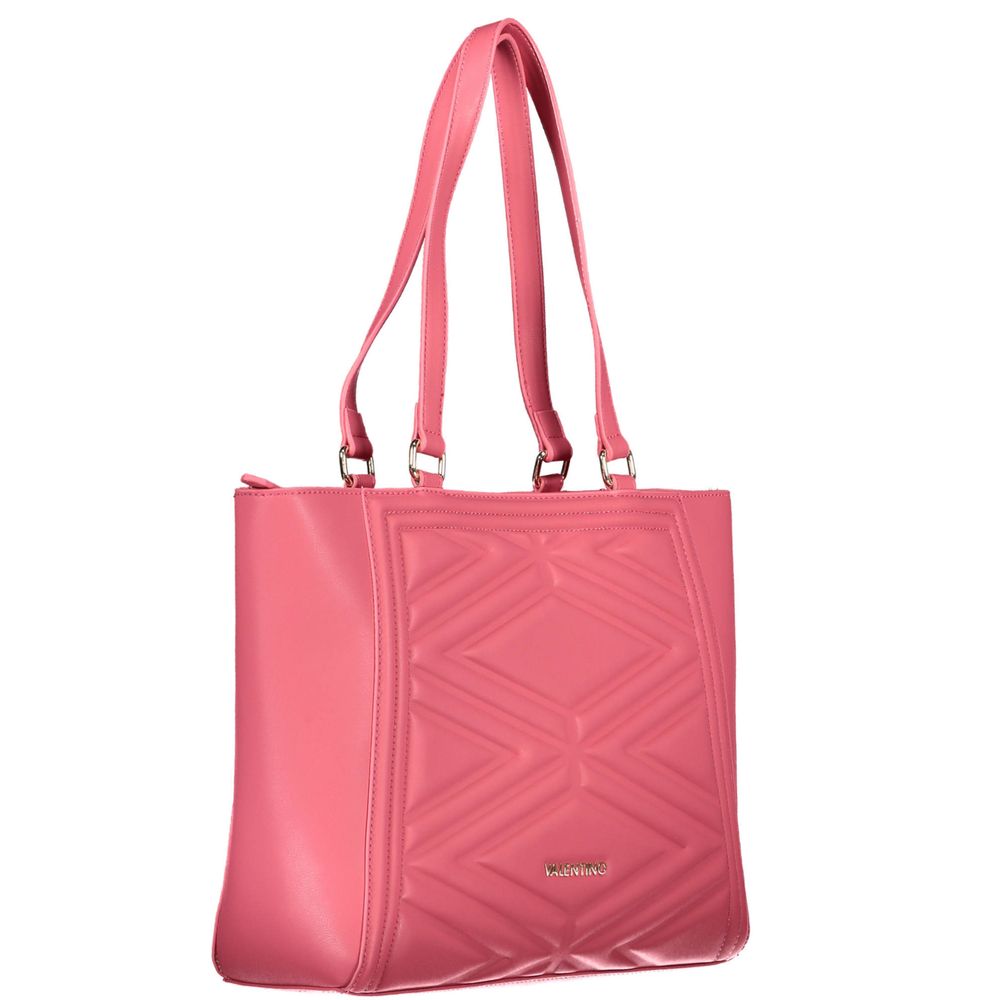Mario Valentino Rosa Polyurethane Women Handbag | Regal Royce