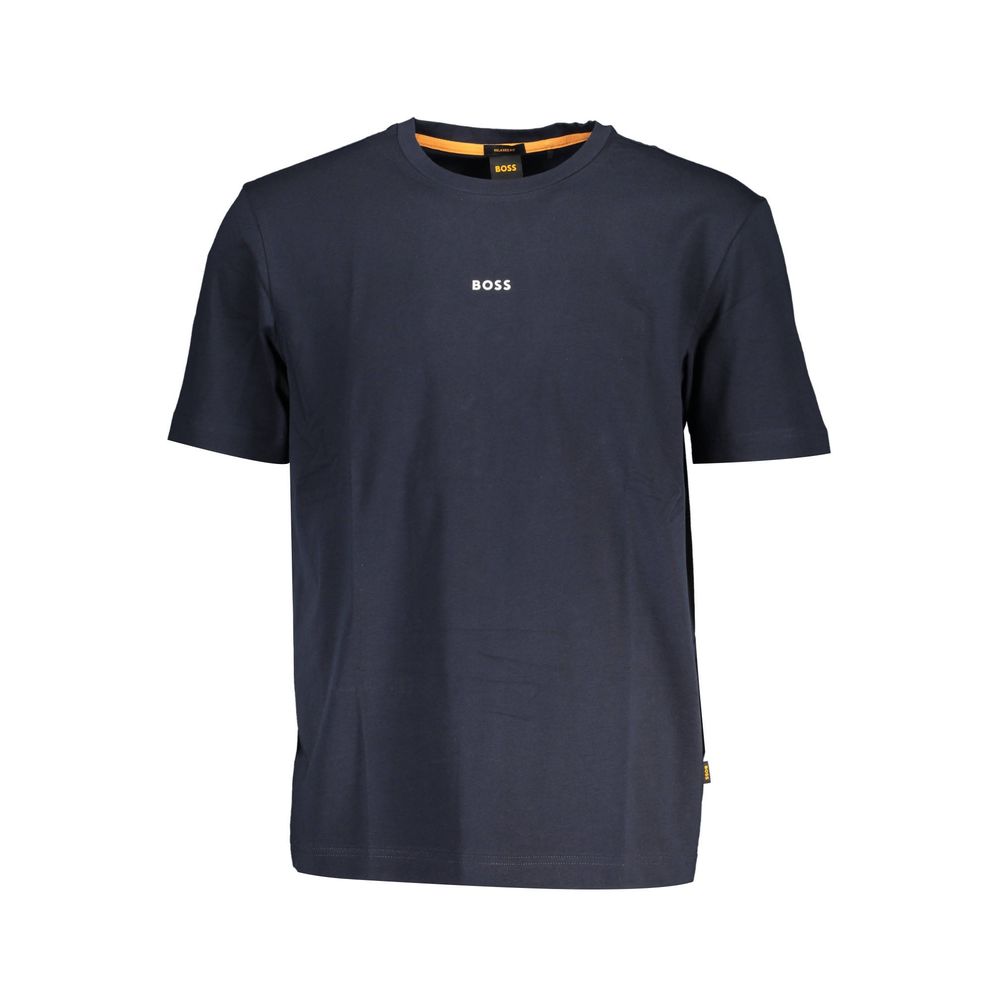 Hugo Boss Blue Organic Cotton Men's T-Shirt | Regal Royce