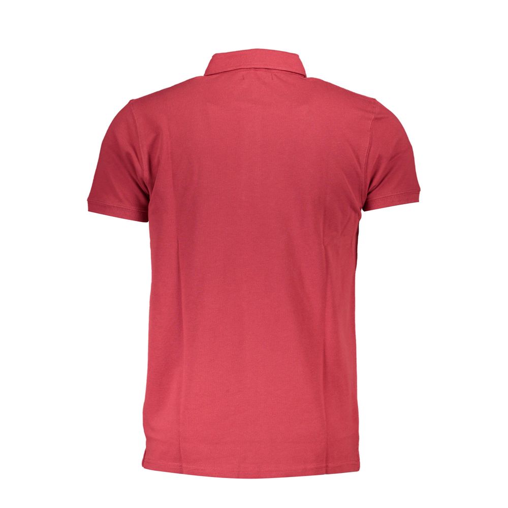 Cavalli Class Rosso Cotton Men Polo | Regal Royce