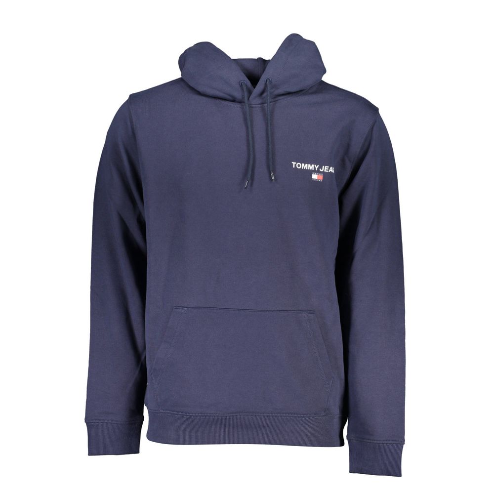 Tommy Hilfiger Blue Cotton Men Hoodie | Regal Royce