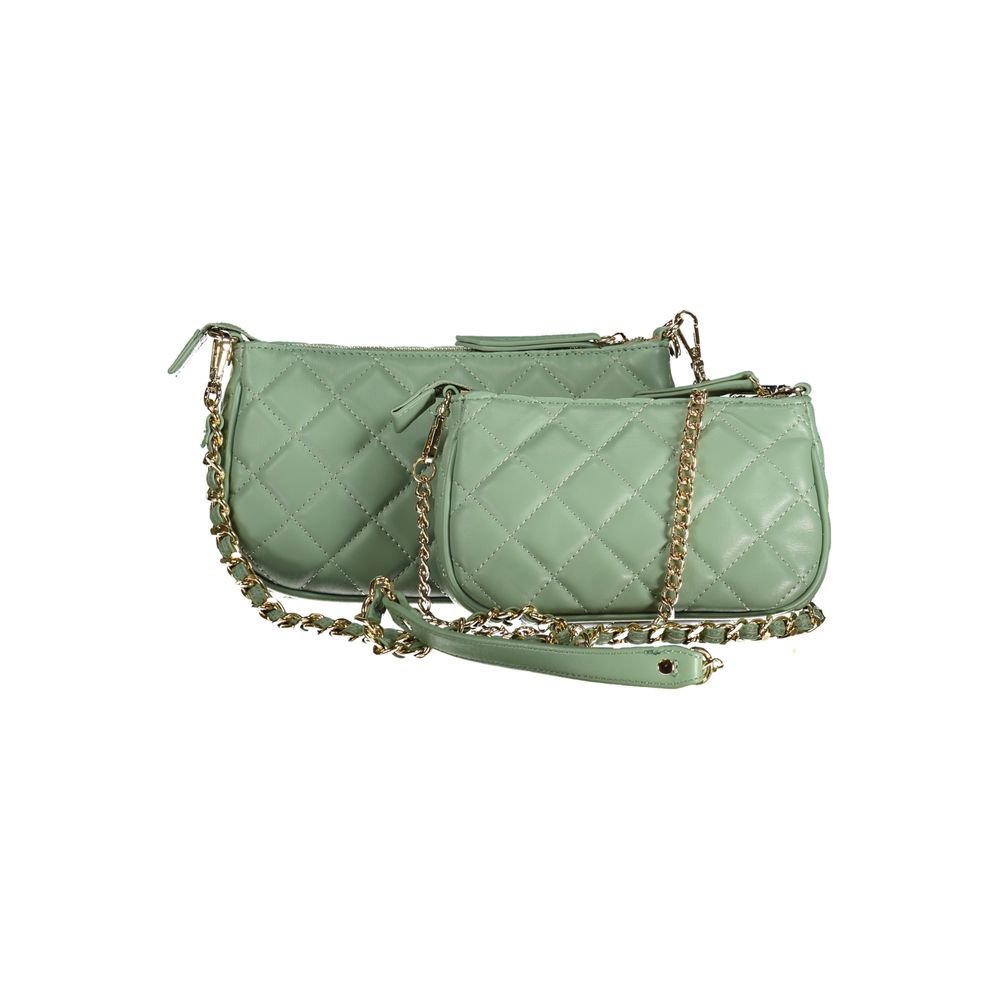 Mario Valentino Verde Polyurethane Women's Handbag | Regal Royce