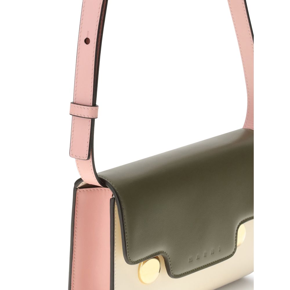 Marni Multicolor Calf Leather Bos Taurus Shoulder Bag | Regal Royce