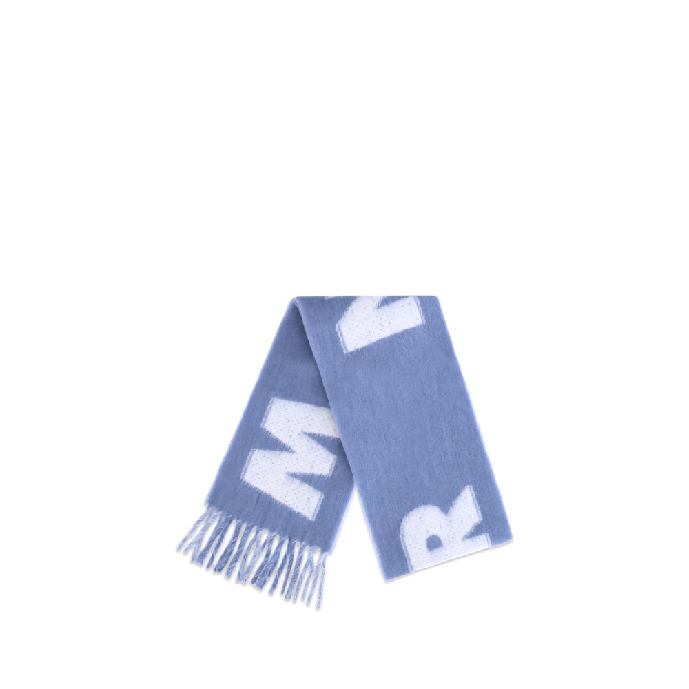 Marni Light Blue Wool Scarf | Regal Royce