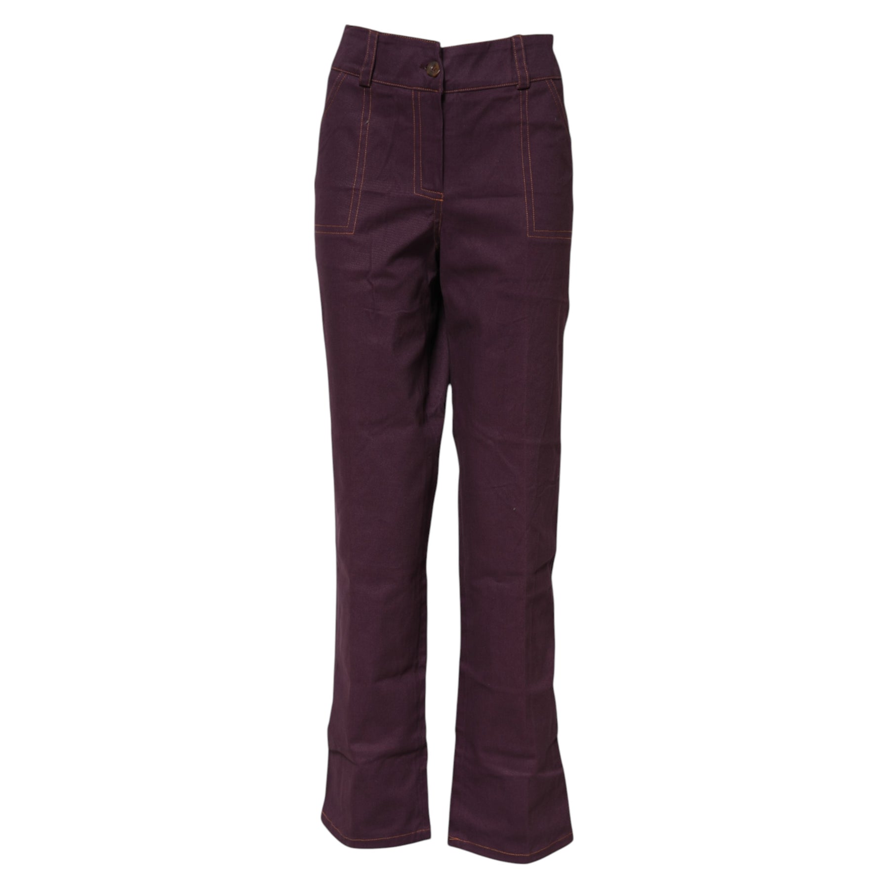 BENCIVENGA Purple High Waisted Tapered Pants | Regal Royce