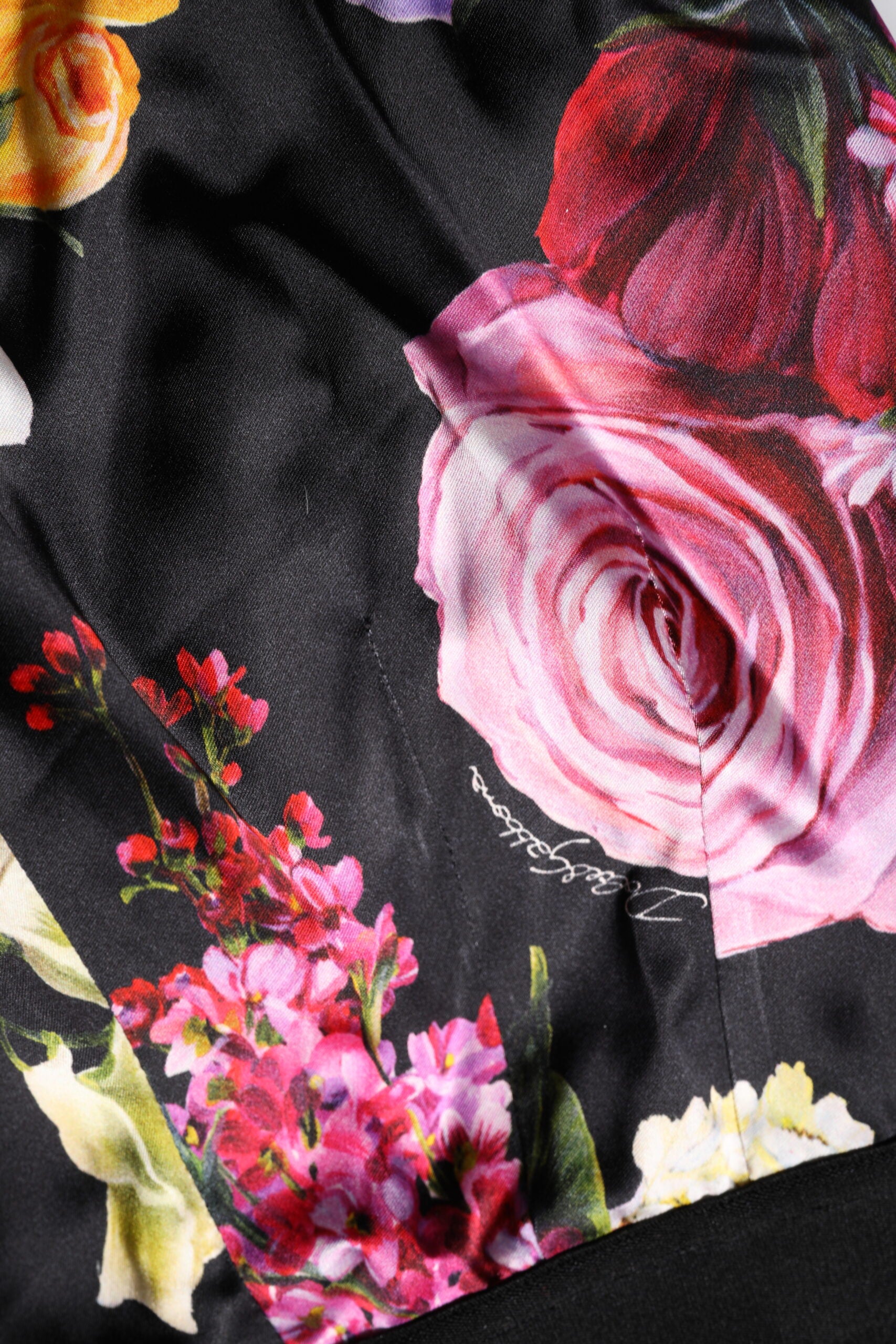 Dolce & Gabbana Multicolor Floral Legging Stretch Waist Pants | Regal Royce