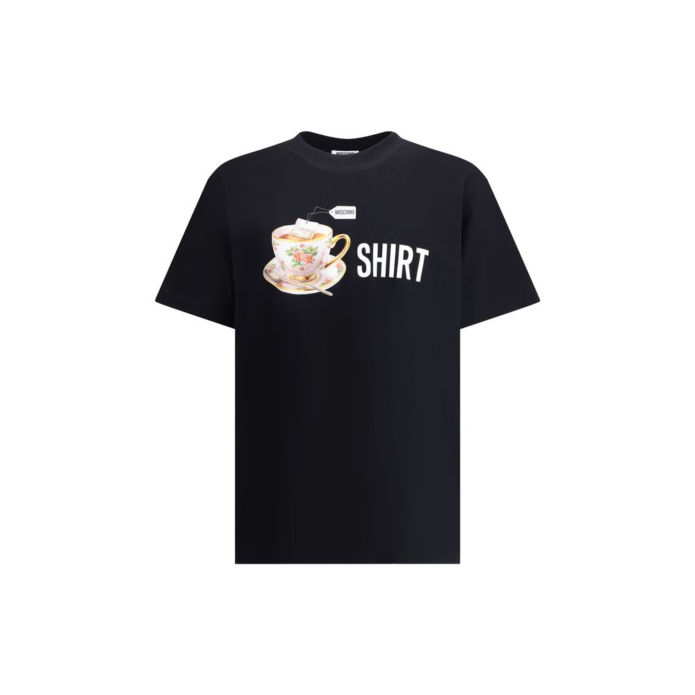 Moschino Black Cotton T-Shirt | Regal Royce