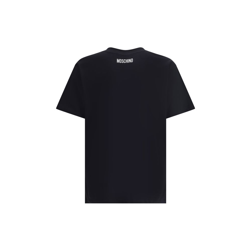 Moschino Black Cotton T-Shirt | Regal Royce