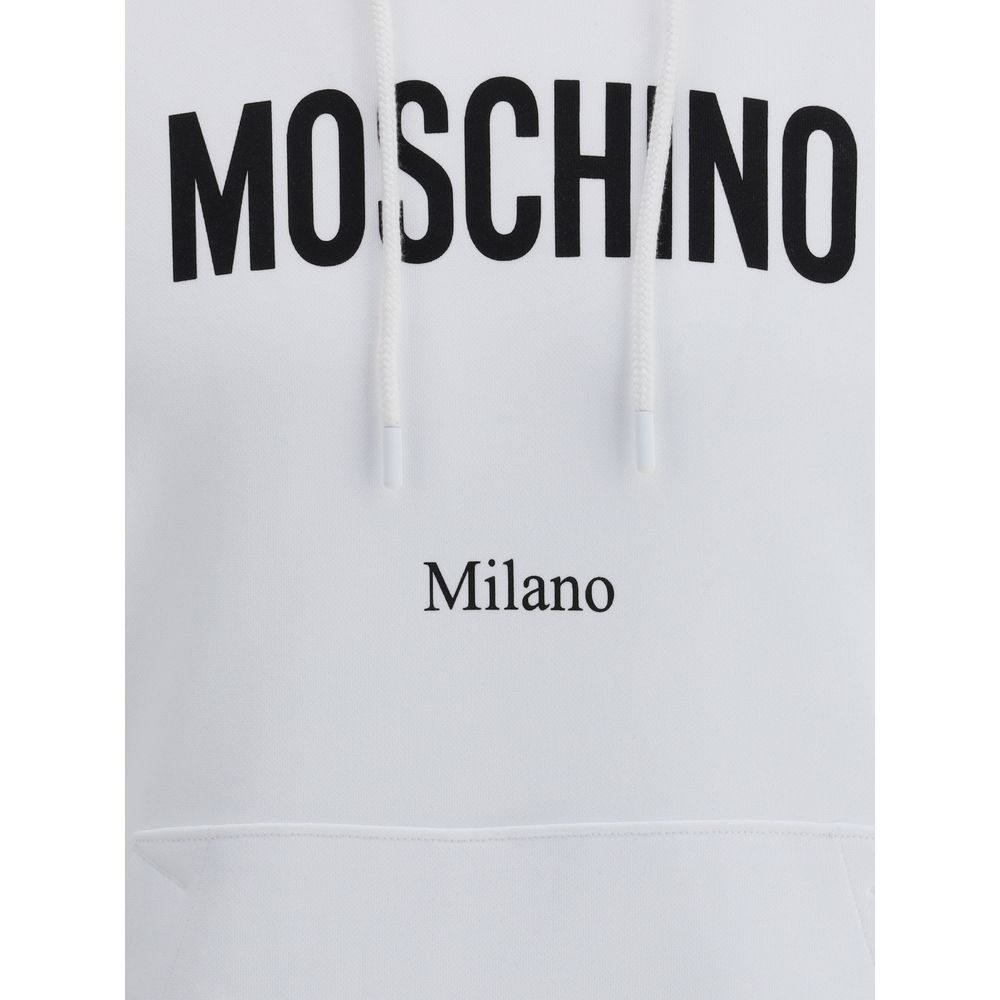Moschino White Cotton Sweatshirt | Regal Royce