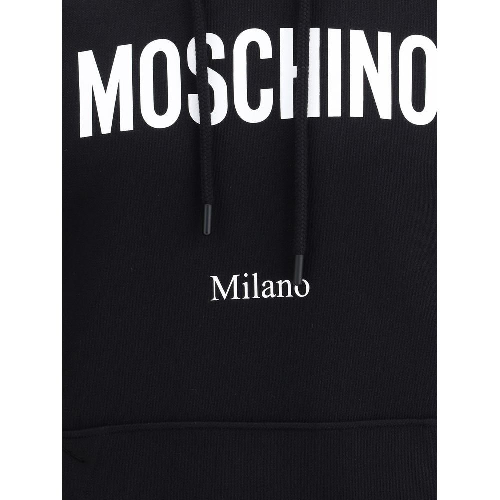 Moschino Black Cotton Sweatshirt | Regal Royce
