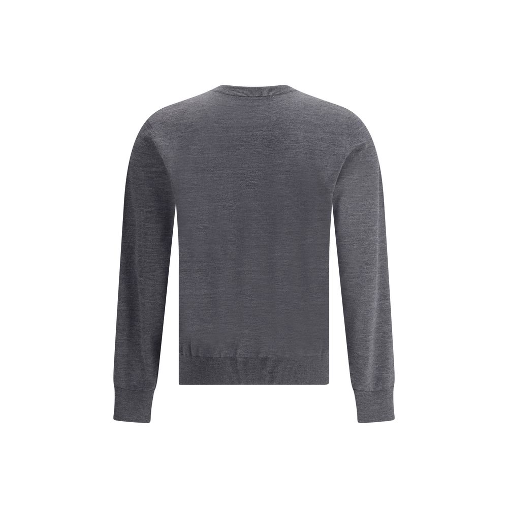 Dsquared² Gray Fleece Wool Sweatshirt | Regal Royce