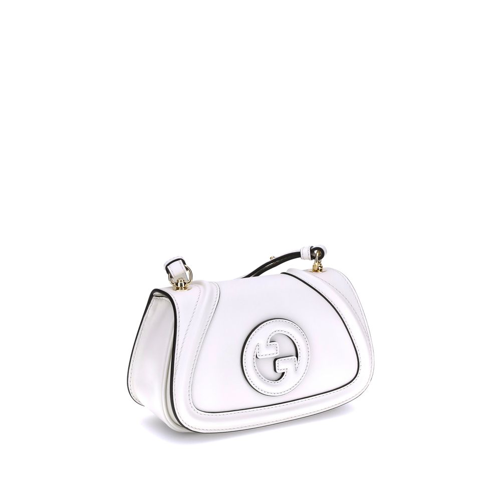 Gucci White Calf Leather Bos Taurus Handbag | Regal Royce