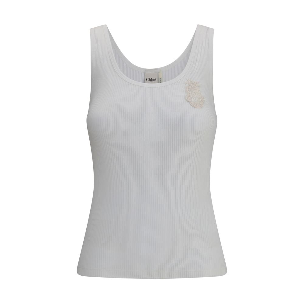 Chloé White Cotton Top | Regal Royce