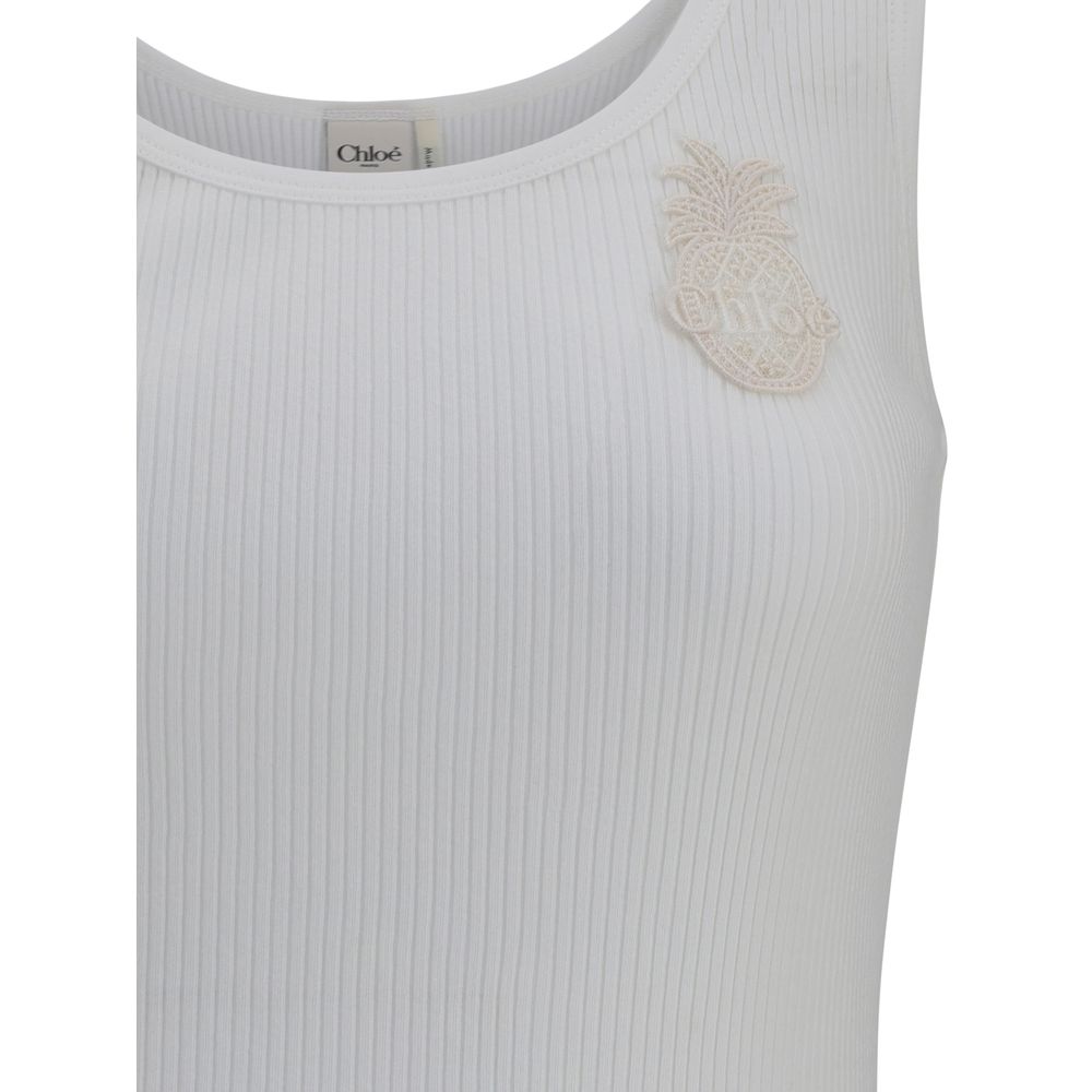 Chloé White Cotton Top | Regal Royce