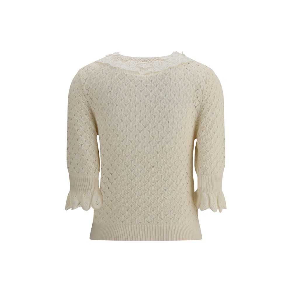 Chloé Cream Cotton Sweatshirt | Regal Royce