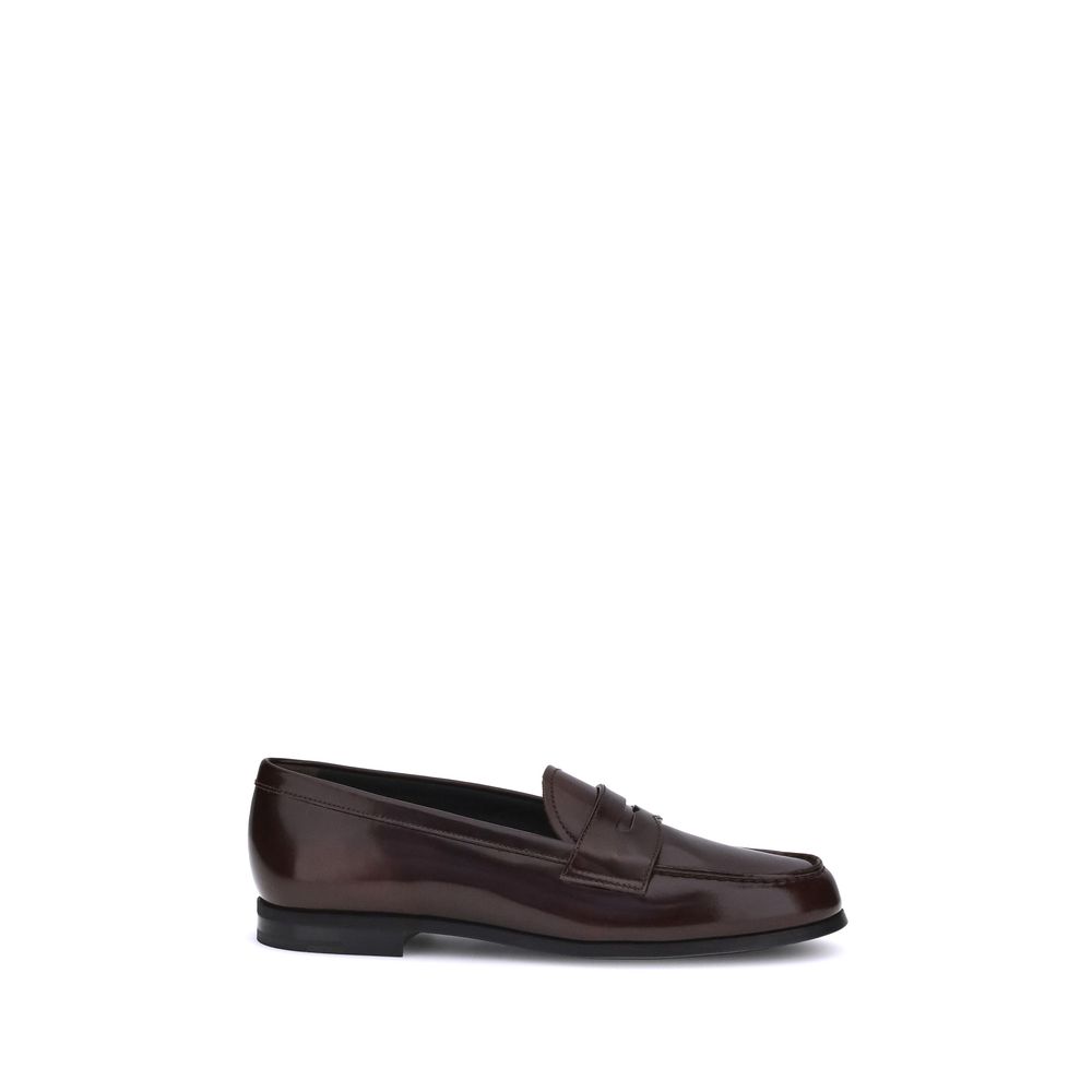 Church's Brown Calf Leather Bos Taurus Slip-On Loafers | Regal Royce