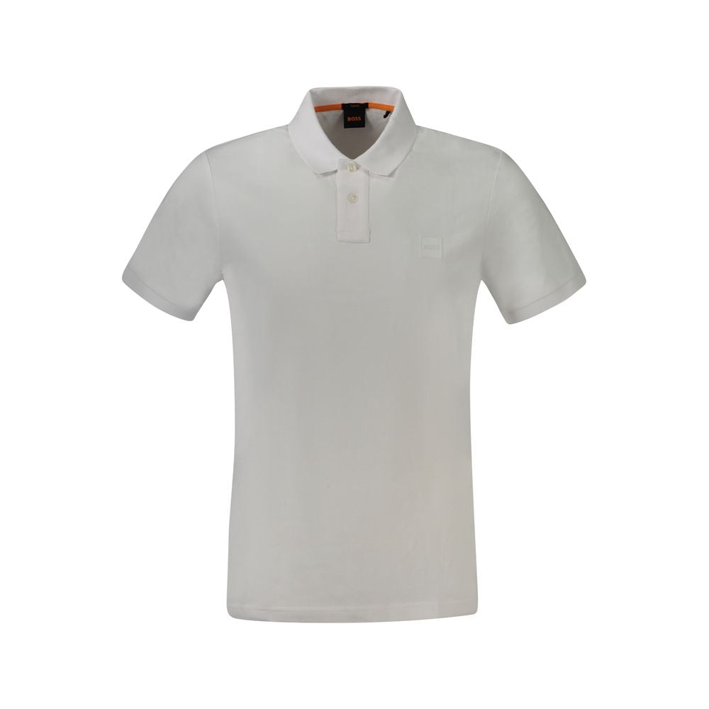Hugo Boss Bianco Cotton Men Polo | Regal Royce