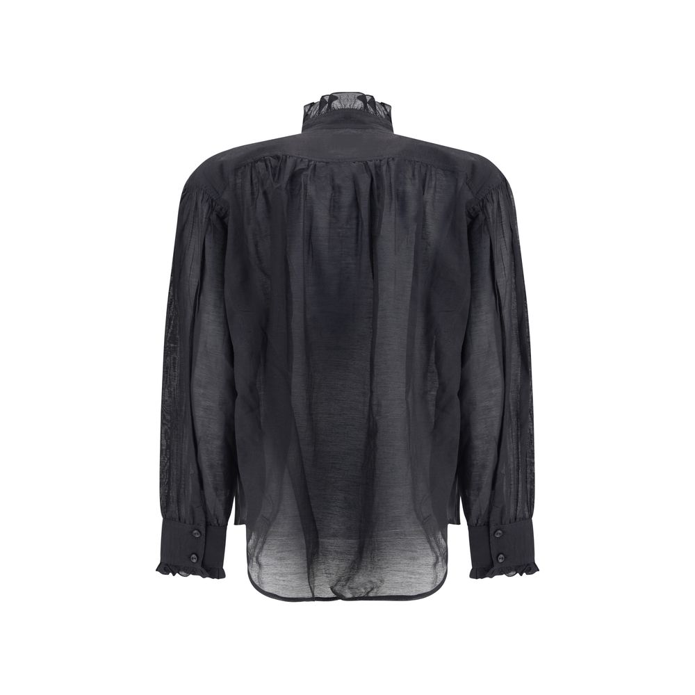 Marant Etoile Black Cotton Top | Regal Royce