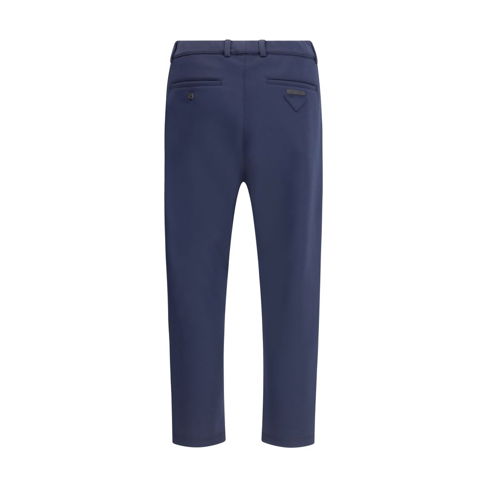 Prada Blue Polyester Casual Pants | Regal Royce