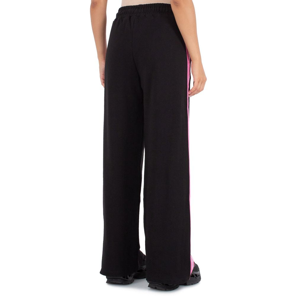 Comme Des Fuckdown Black Cotton Women Palazzo Pants