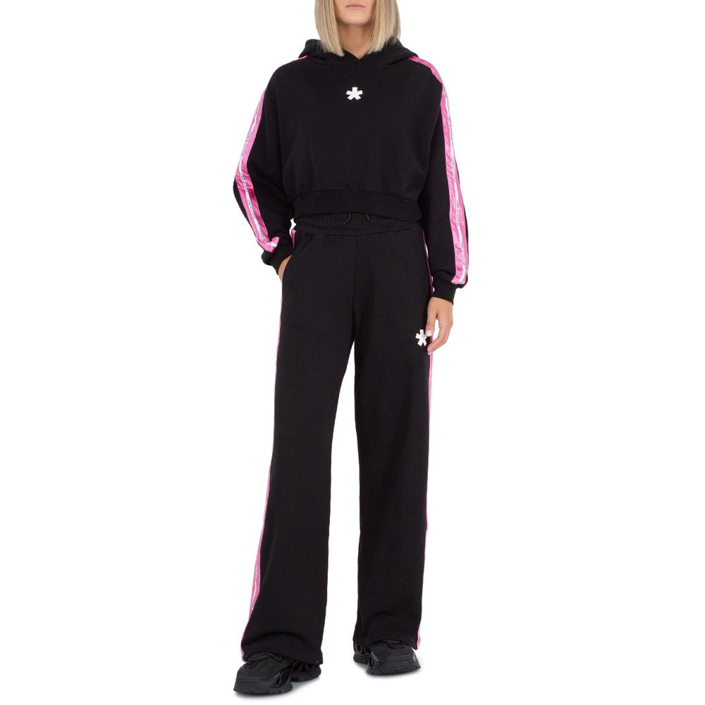 Comme Des Fuckdown Black Cotton Women Palazzo Pants