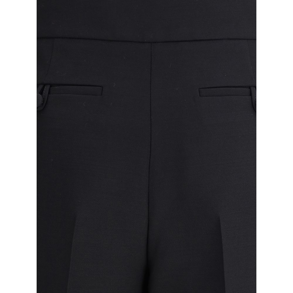 Valentino Black Wool Dress Pants | Regal Royce