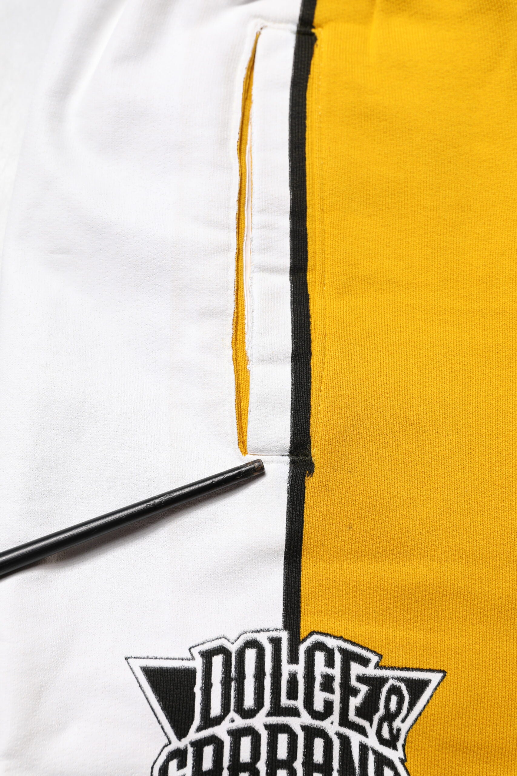 Dolce & Gabbana Yellow Cotton Jogger Skinny Sweatpants Pants | Regal Royce