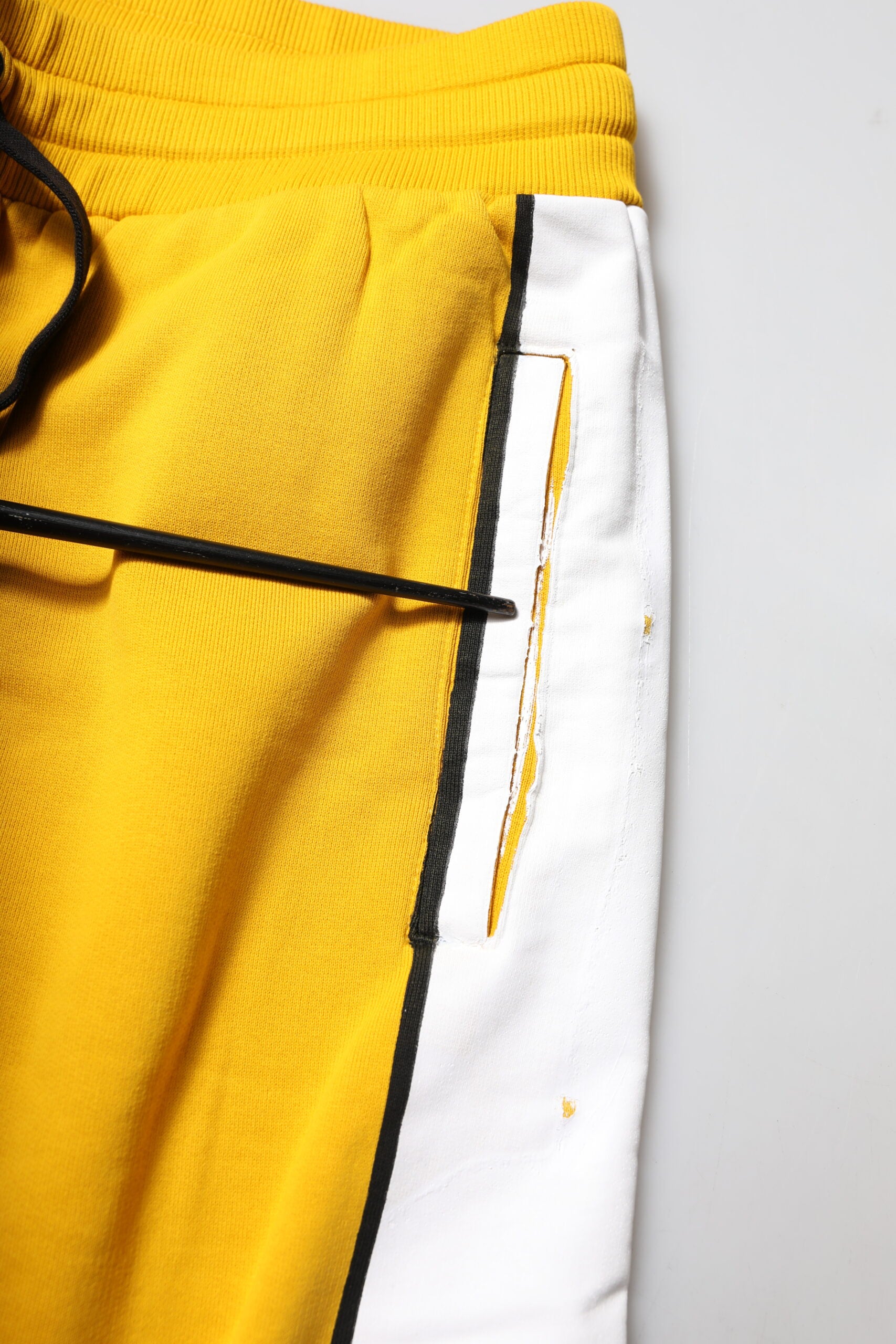 Dolce & Gabbana Yellow Cotton Print Jogger Sweatpants Pants | Regal Royce