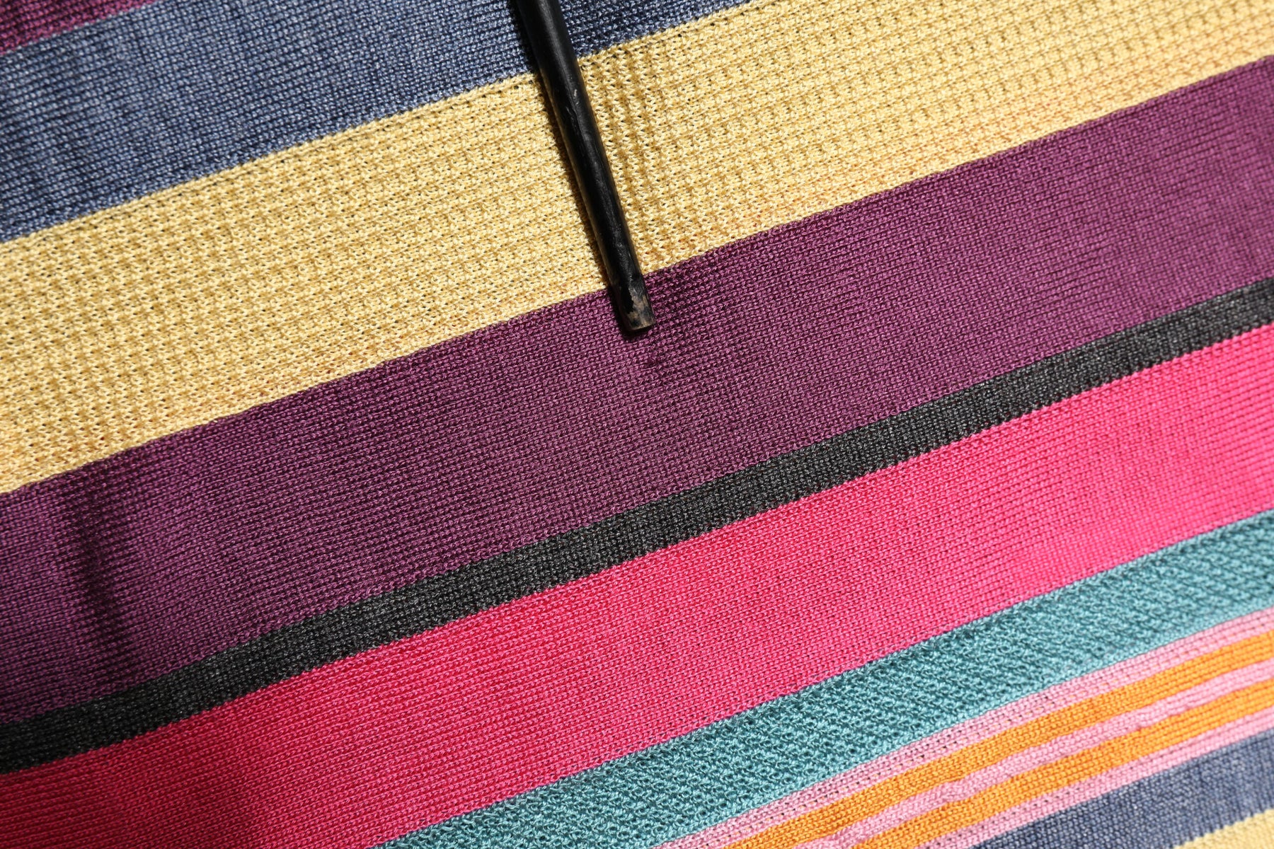 Dolce & Gabbana Multicolor Stripes Collared Men Polo T-shirt | Regal Royce