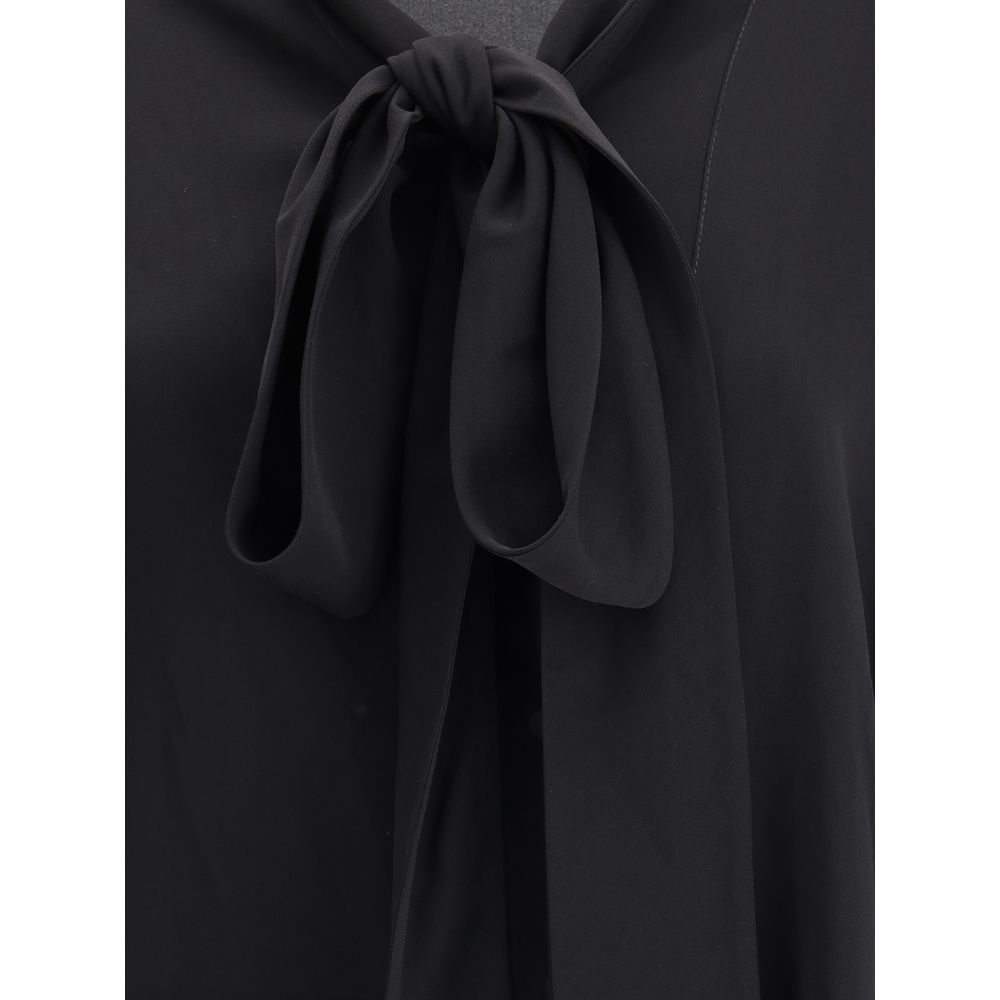 Balenciaga Black Silk Blouse | Regal Royce