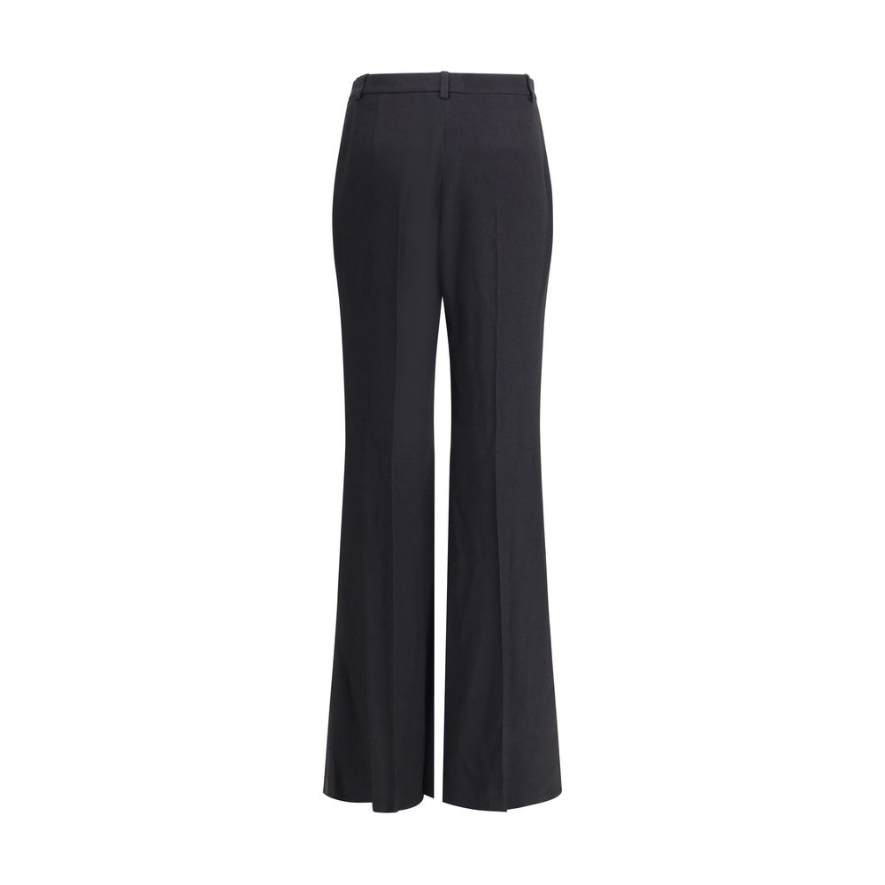 Balenciaga Black Viscose Flared Pants | Regal Royce