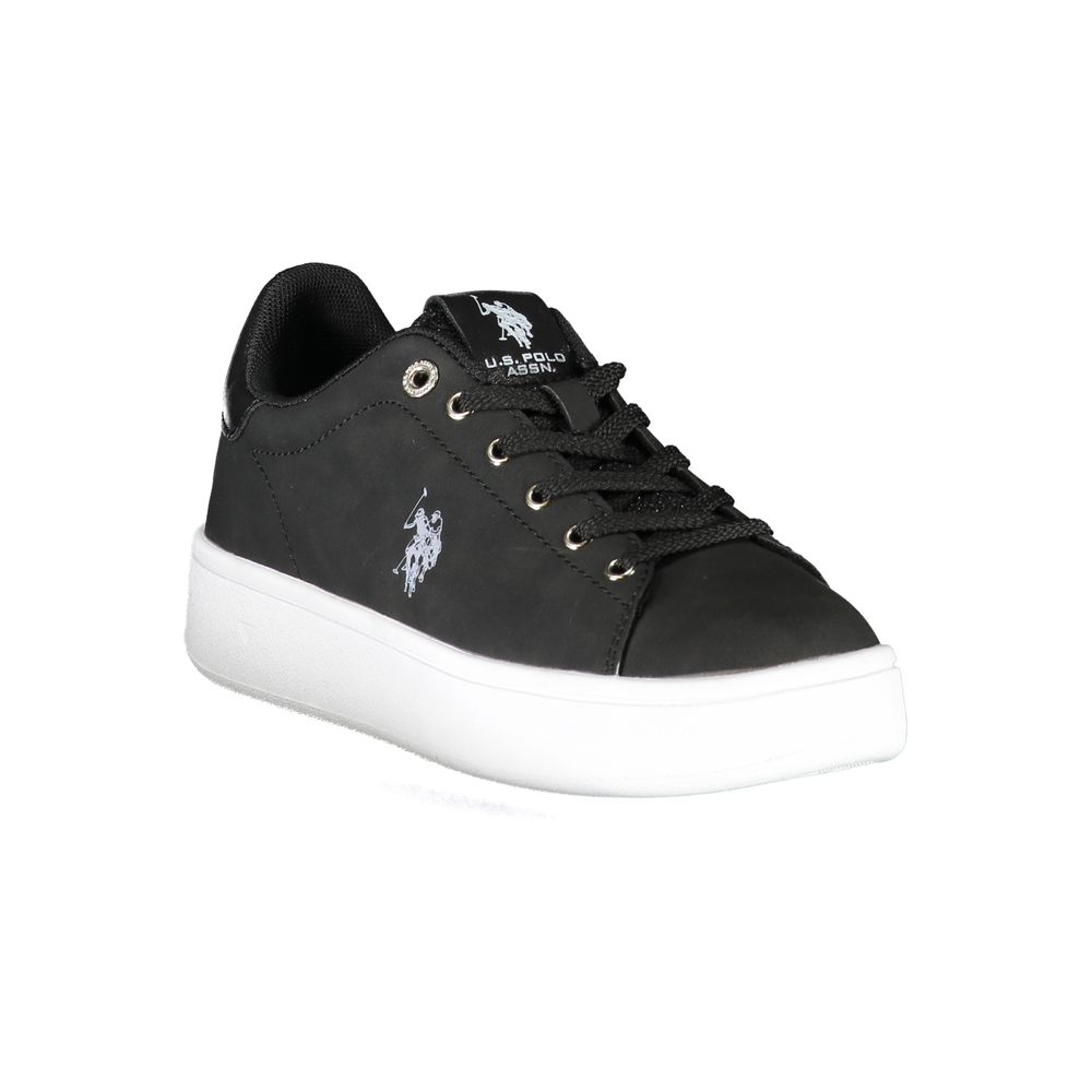 U.S. POLO ASSN. Nero Poliestere Women Sneaker | Regal Royce