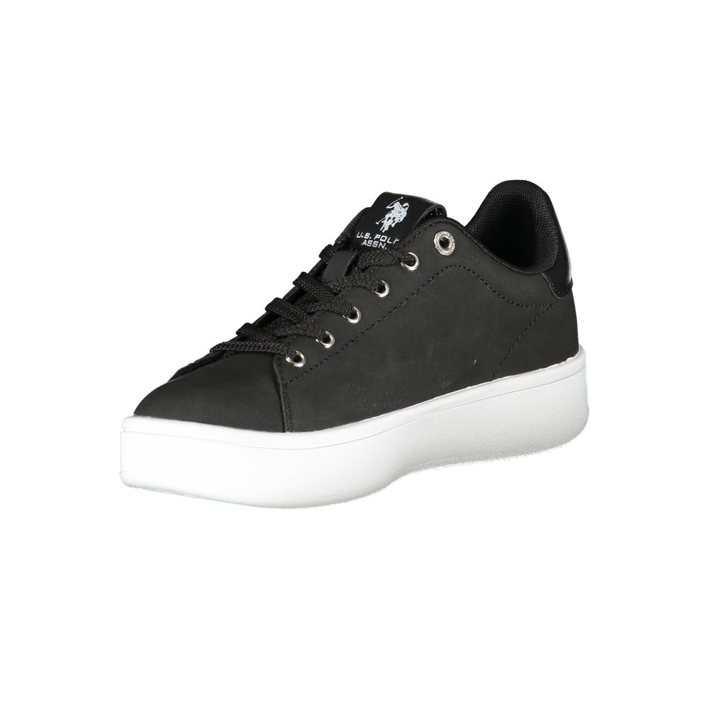 U.S. POLO ASSN. Nero Poliestere Women Sneaker | Regal Royce