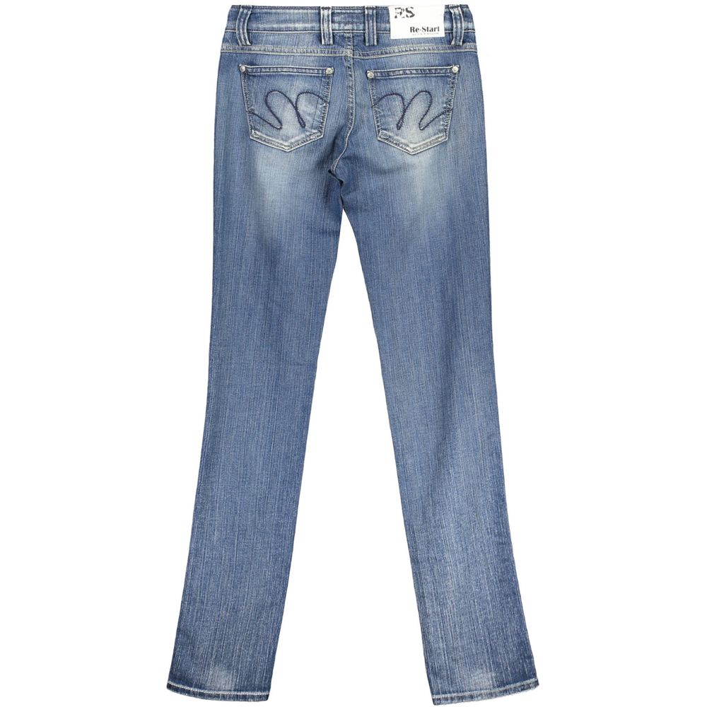 RE-START Azzurro Cotton Women Jeans | Regal Royce
