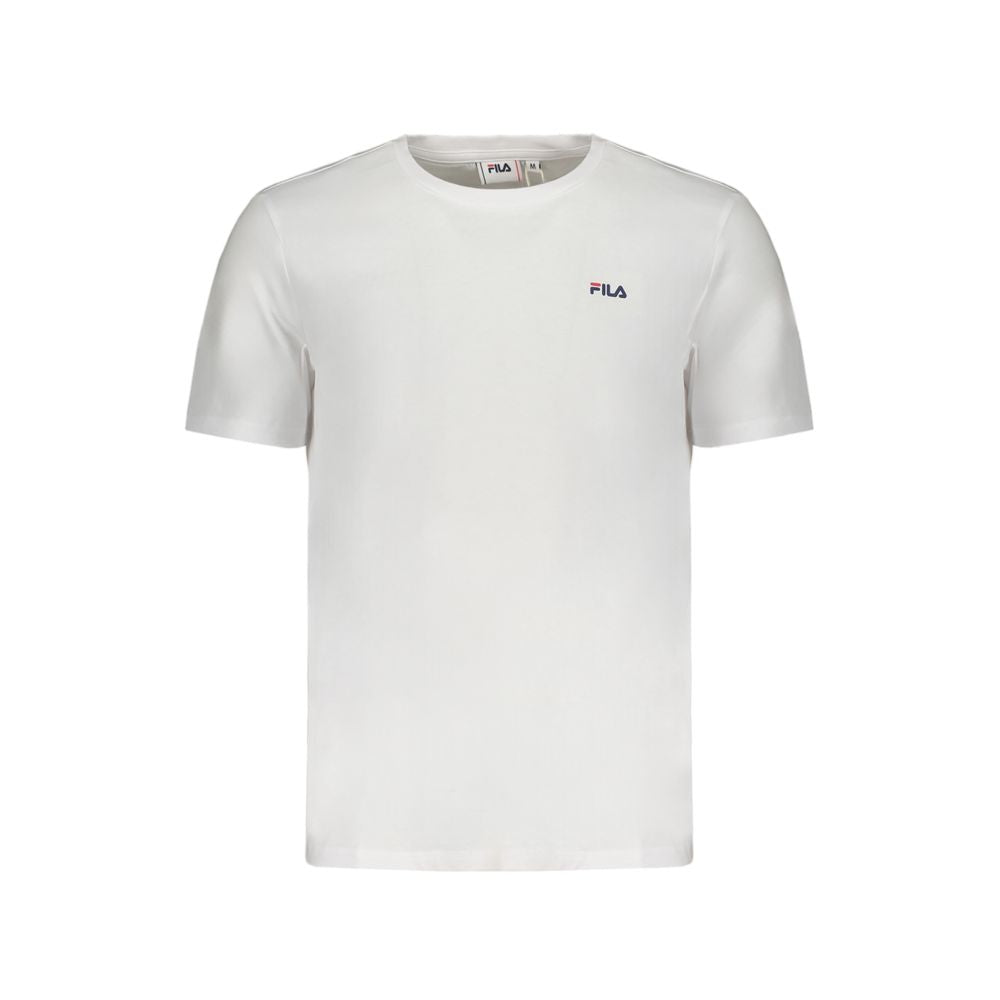 Fila White Organic Cotton Men's T-Shirt | Regal Royce