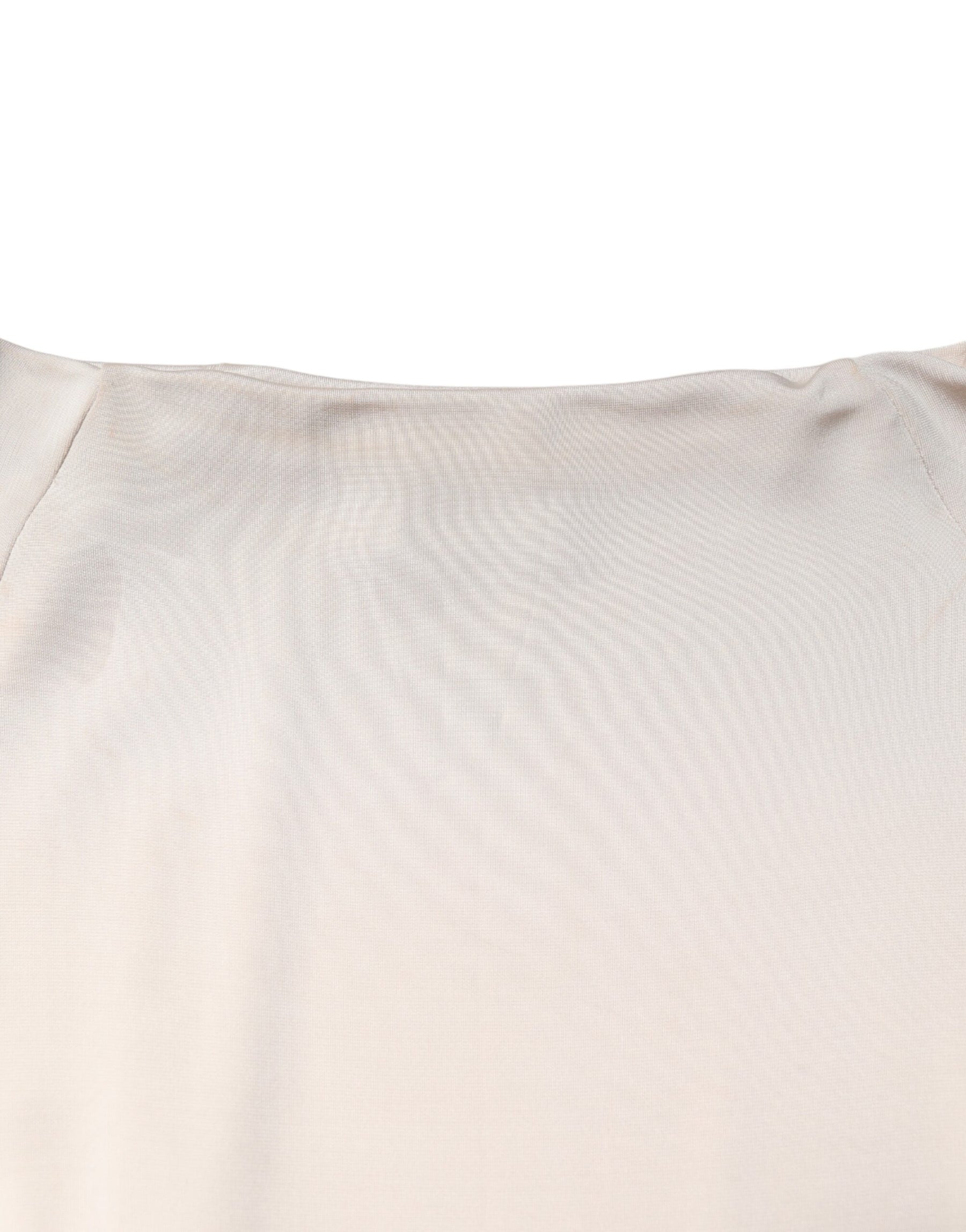 Roberto Cavalli Ivory Viscose Sheath Knee Length Dress | Regal Royce