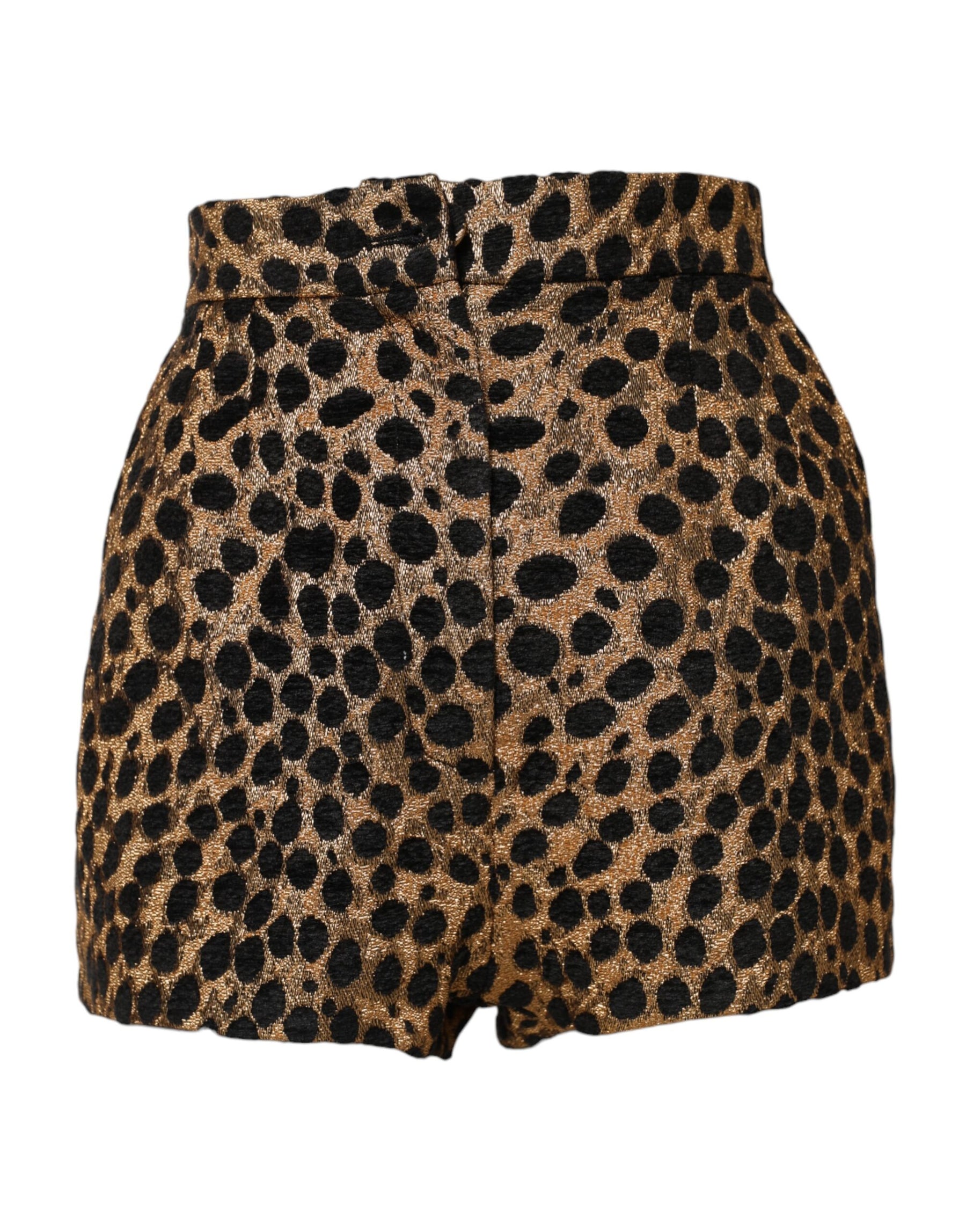 Dolce & Gabbana Brown Leopard High Waisted Hot Pants Shorts | Regal Royce