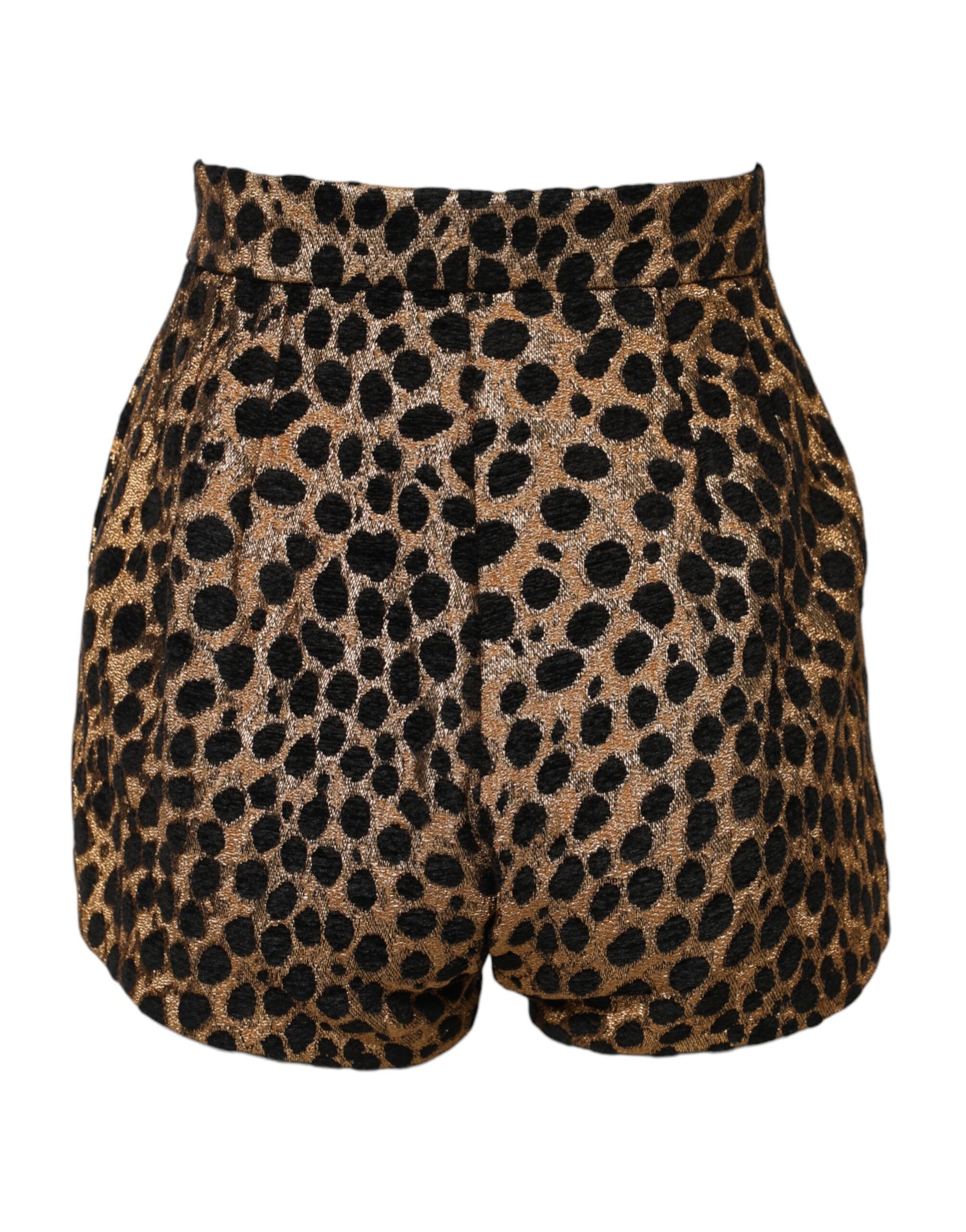 Dolce & Gabbana Brown Leopard High Waisted Hot Pants Shorts | Regal Royce