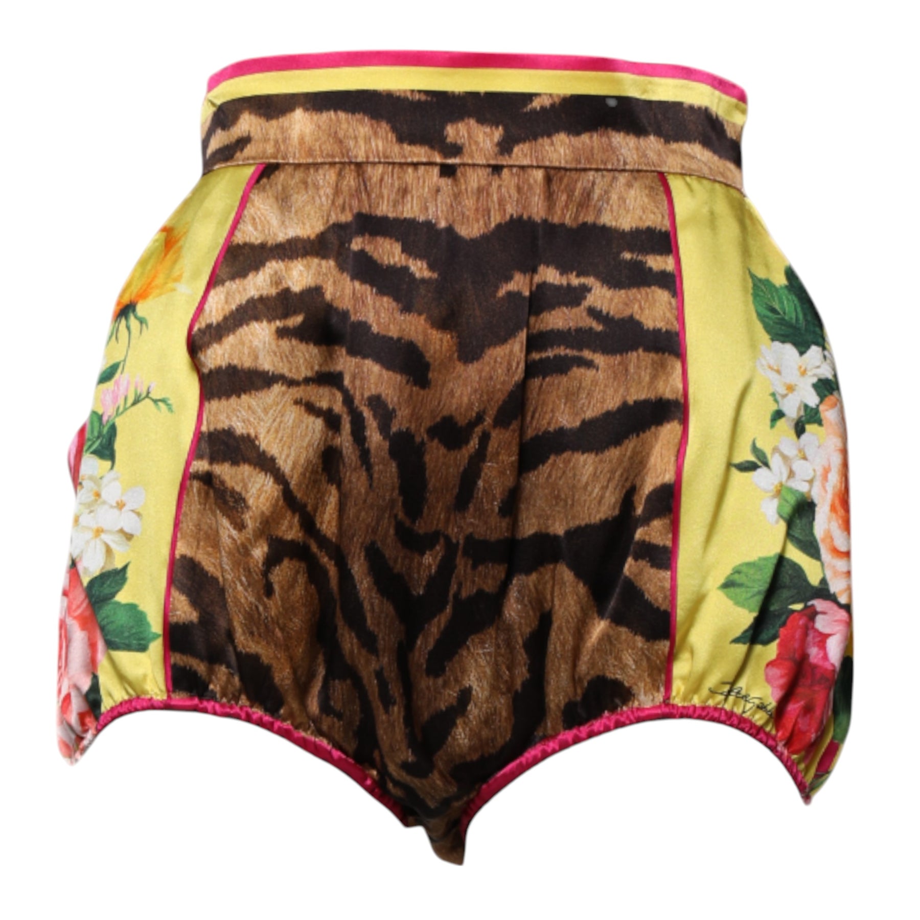 Dolce & Gabbana Multicolor Floral High Waist Hot Pants Shorts | Regal Royce